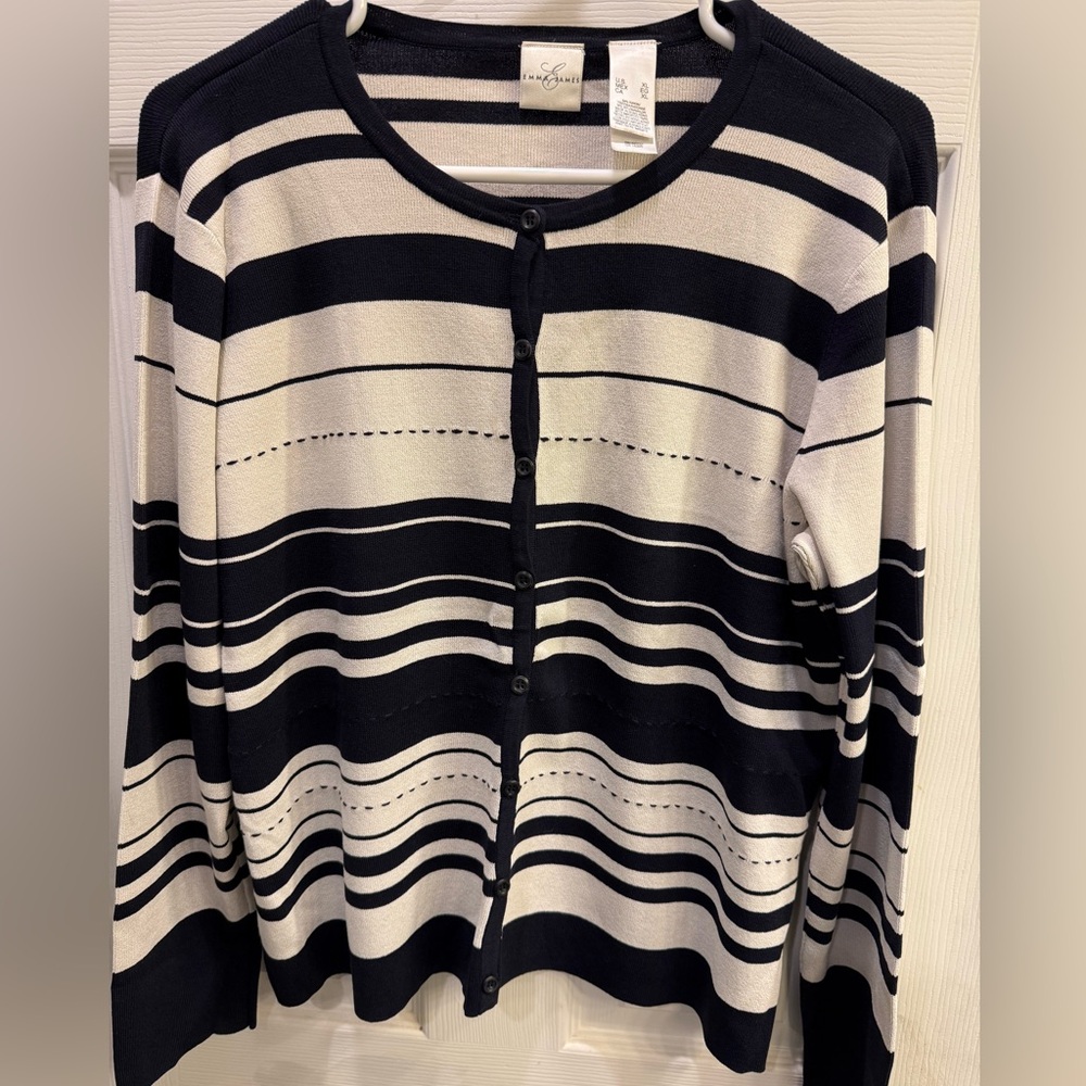 Emma James striped cardigan